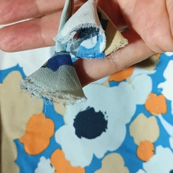 Joie peasant floral boho smocking self tie elastic wrists medium - Picture 10 of 16